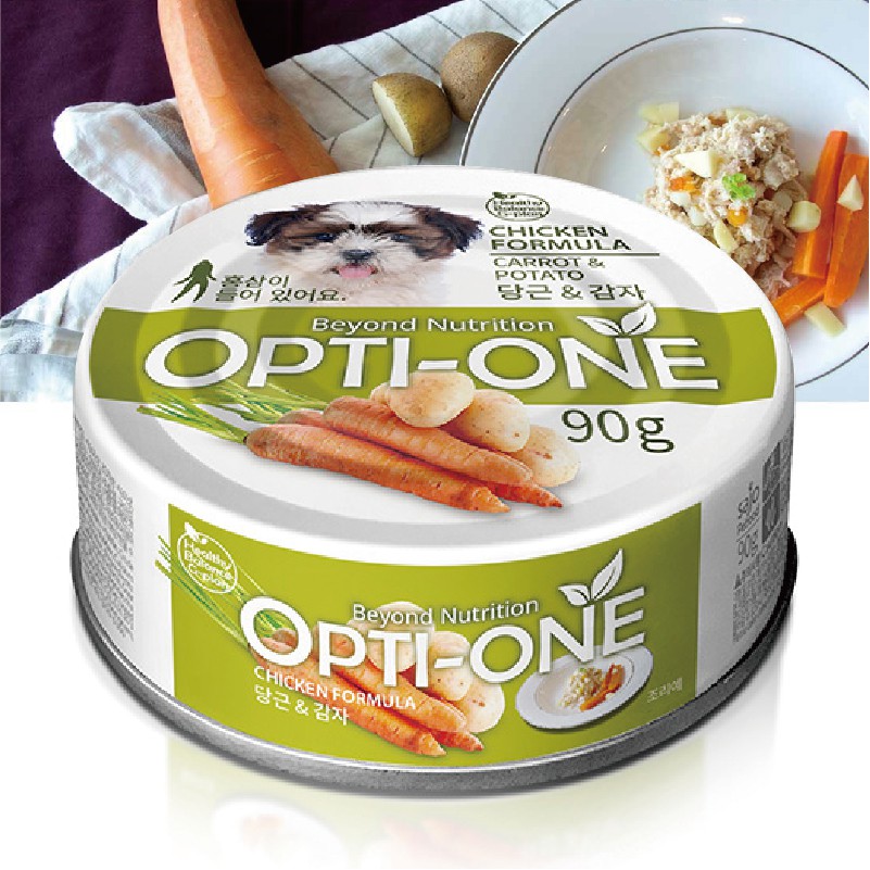 Opti-One Chicken & Carrot Potato - Makanan Anjing Wet Dog Food