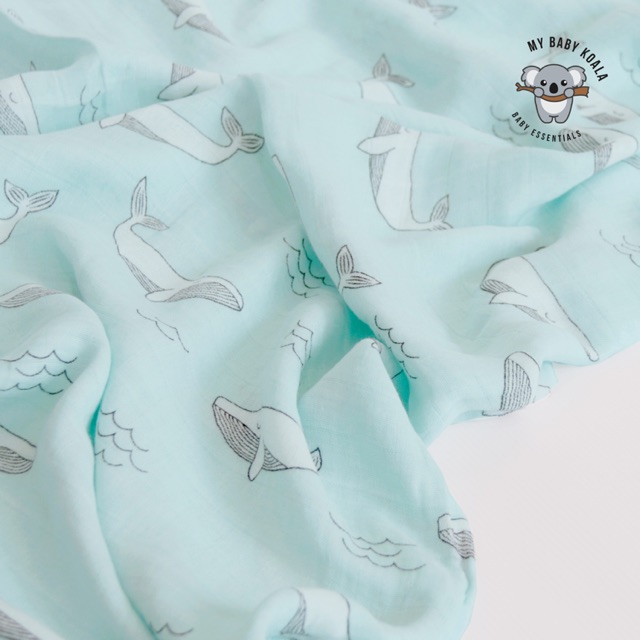 Bedong Bayi Bamboo Muslin Swaddle (Aden Anais Lookalike)