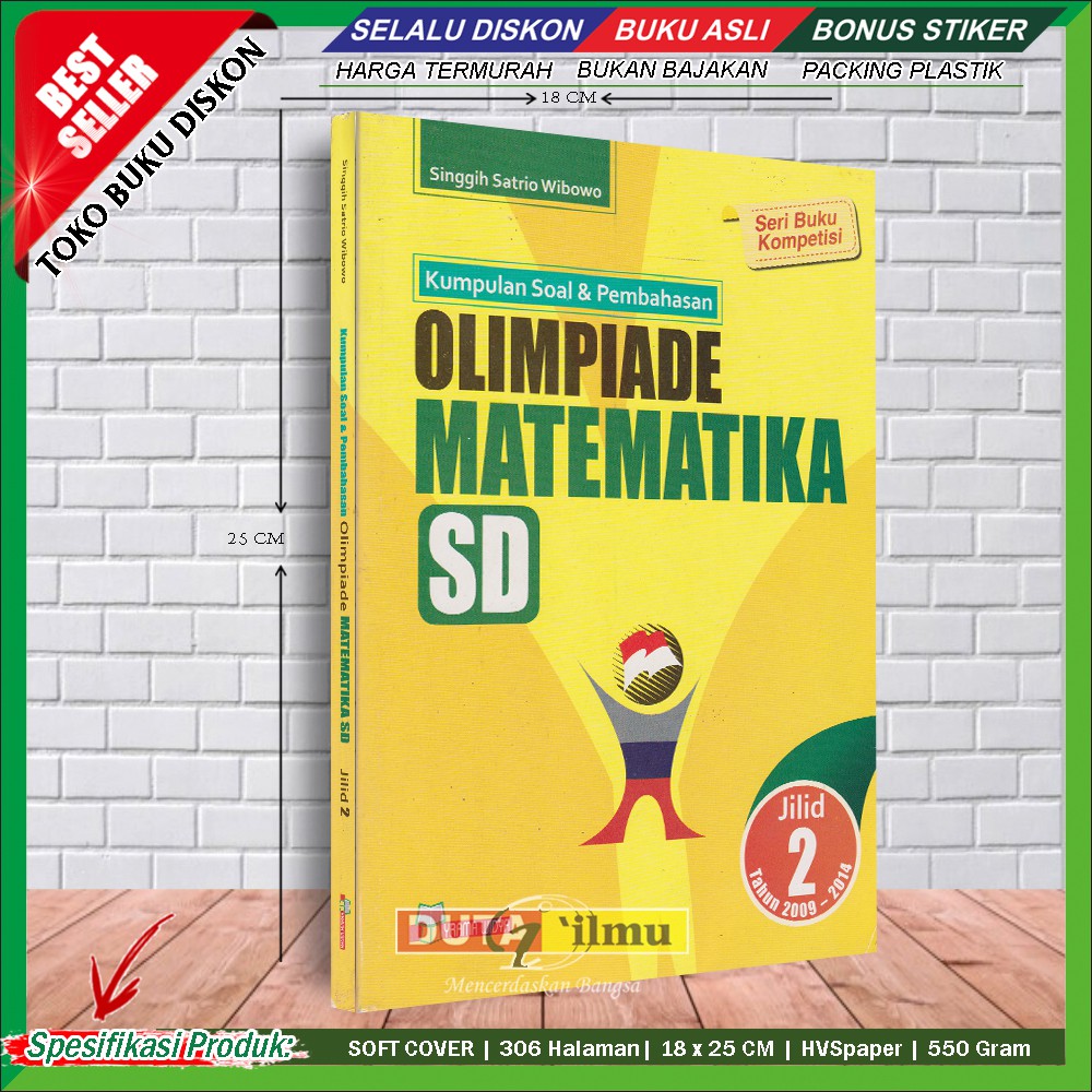 Olimpiade Matematika Sd Kumpulan Soal Pembahasan Jilid 2 Shopee Indonesia