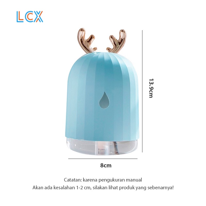 LCX Humidifier Aromatherapy Ultrasonic Pewangi Ruangan Air Diffuser Aroma Terapi Purifier Oil