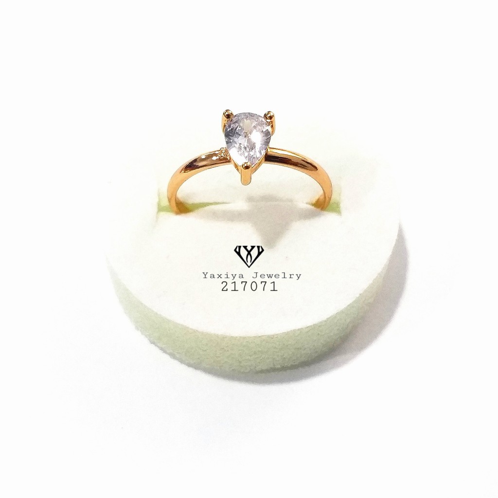 

Cincin Wanita Mata1 Perhiasan Lapis Emas 18k Yaxiya Jewelry 265