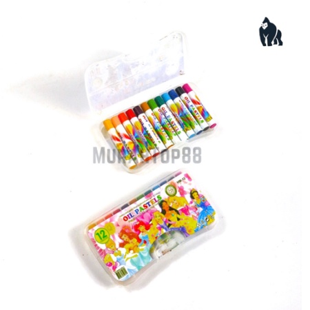 

Crayon Mini 12 Warna / Oil Pastel / Krayon Set Kecil Murah Anak Anak [HARGA PER SET] ARD88