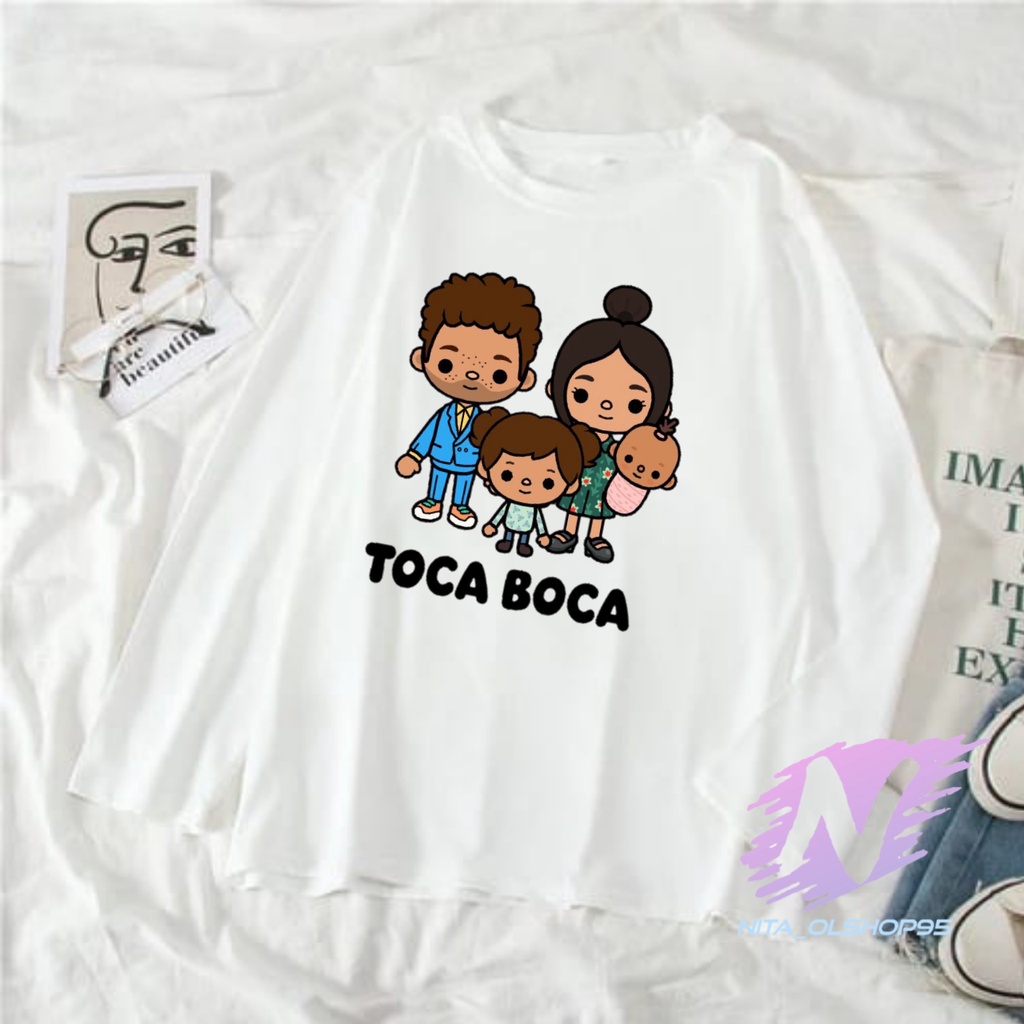 KAOS TOCA BOCA BAJU ANAK LENGAN PANJANG