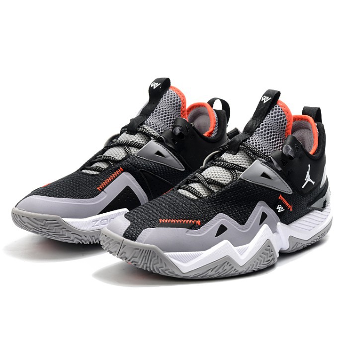 tenis jordan westbrook one take black cement