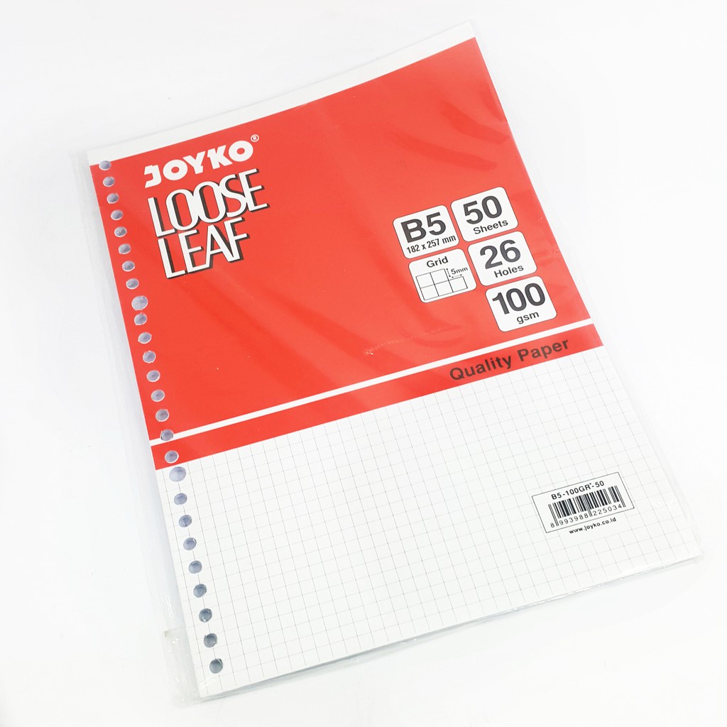 Isi Binder Loose Leaf B5 / Filling Binder B5 Joyko