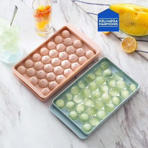 Cetakan Es Batu Bulat 33 Cetakan 33 Round Ice Cube Tray