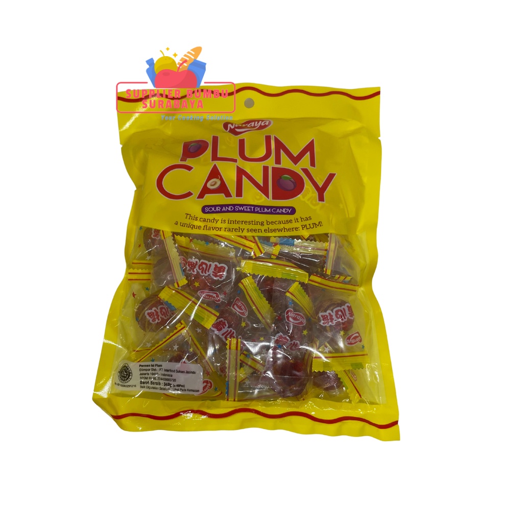 

Naraya Plum Candy Permen Kiamboy Kiamboi Besar 340g