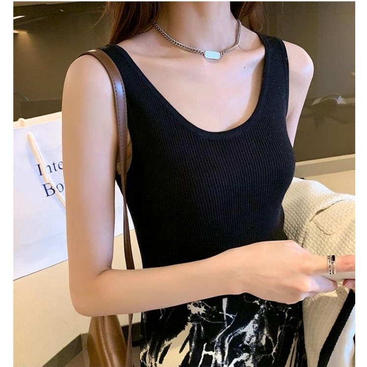 Tank top wanita / singlet wanita rajut J330