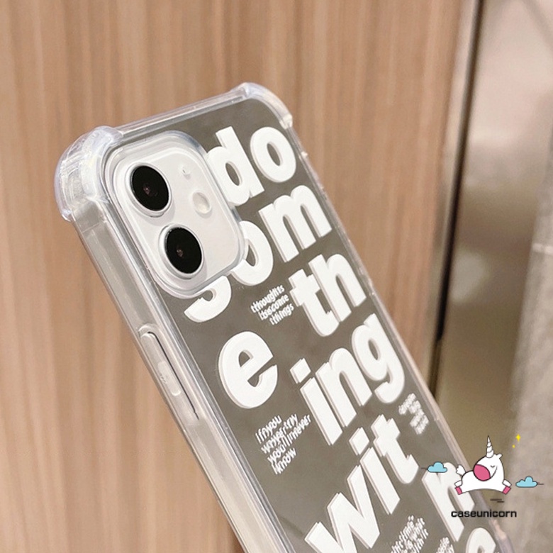 Casing iPhone 11 13 12 Pro MAX 7 8 Plus X XR XS MAX SE 2020 7plus 8plus Motif Tulisan