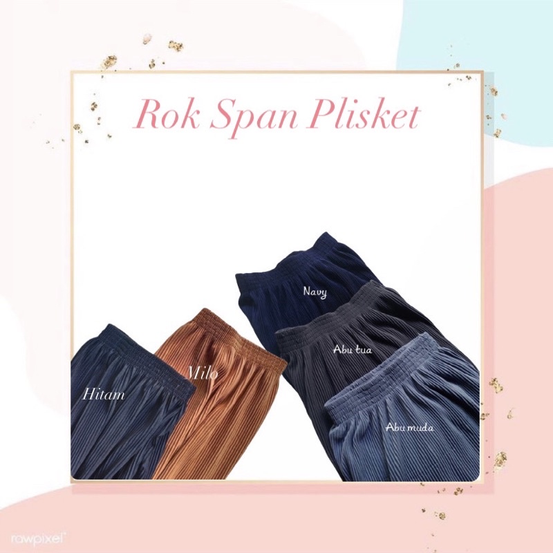 ROK SPAN PLISKET LIDI ROK LIDI PLISKET PREMIUM