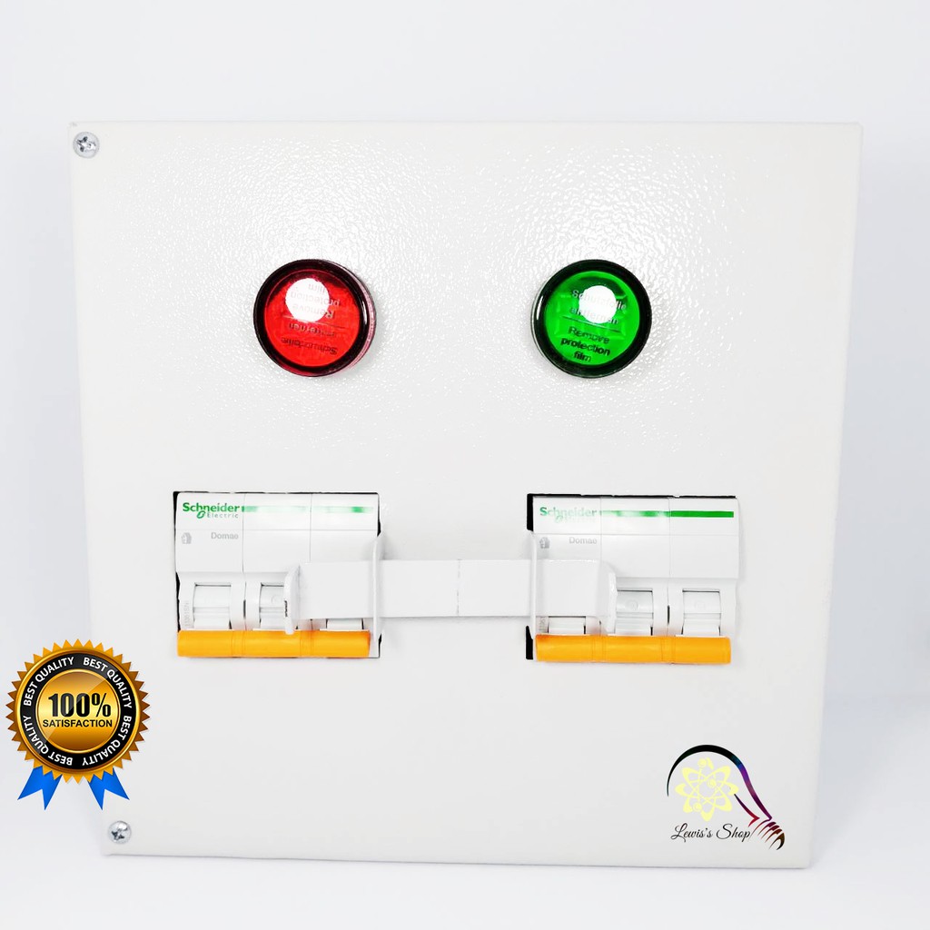 Panel Interlock Schneider Voltmeter MCB 3 Phase PLN Genset Change Over Switch COS