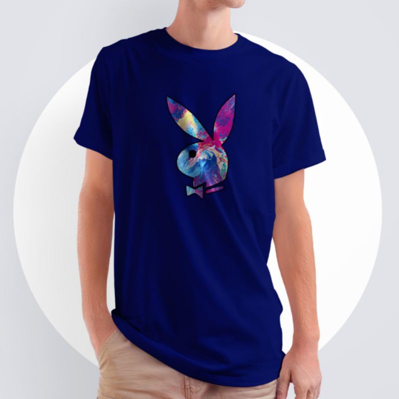 Kaos Polos Distro - Playboy - Soft Katun