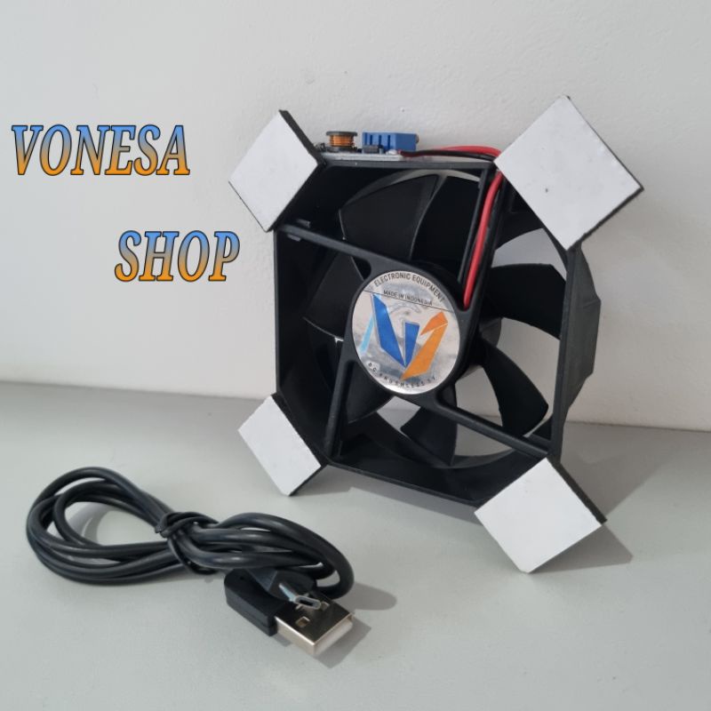 Kipas usb pendingin modem stb tv box router wifi 8cm di tempel di atas perangkat Cooling fan cooler
