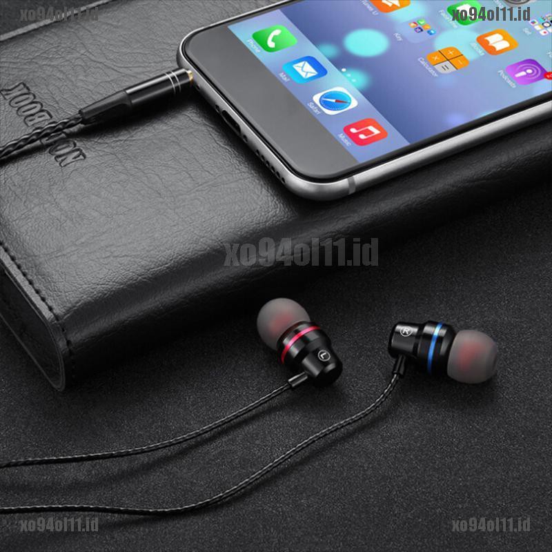 (Xo 'Cod) Earphone In Ear stereo heavy bass Dengan Fitur noise Canceling Dan Kabel