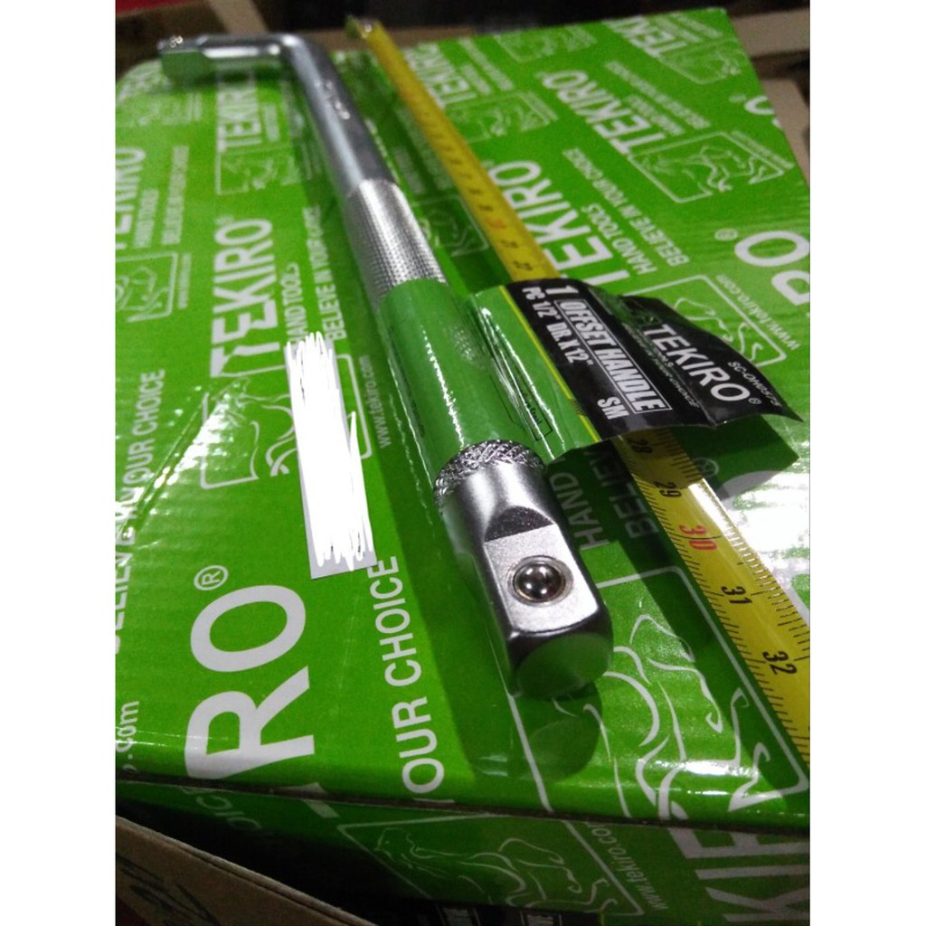 TEKIRO Gagang kunci shock L 1/2" x 12" Panjang gagang shock tekiro gagang sok sock shok sok
