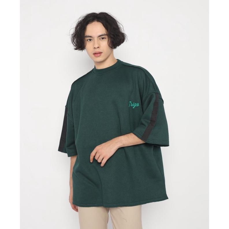 COd Erigo Short Sleeve Sweatshirt Oversize Minjeey Emerald Unisex