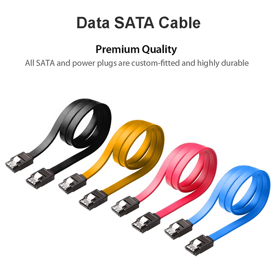 Kabel Data SATA klip besi jepit