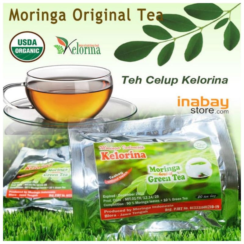 

Teh Celup Kelorina / Moringa Green Tea - Jaga Tubuh dari Radikal Bebas