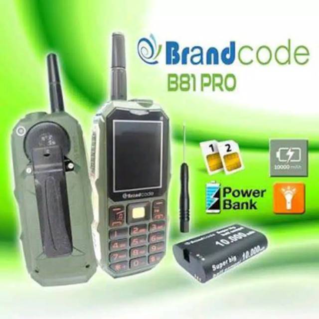 HP POWERBANK TERLARIS BRANDCODE B81 PRO KAPASITAS BATERAI BESAR