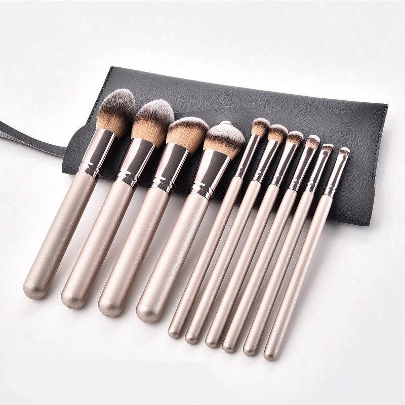 ãCODã'GUJHUI 1 PC PVC Champagne Kuas Makeup Kosmetik    Kit