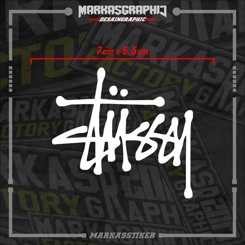 

STIKER CUTTING STUSSY