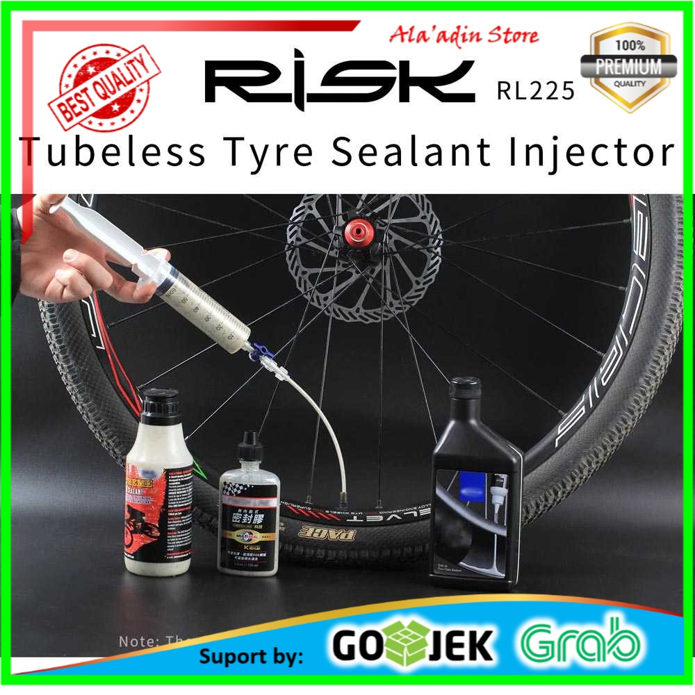 Cuci Gudang RISK Suntikan Cairan Ban Tubeless Sealant Injection Tool - RL225