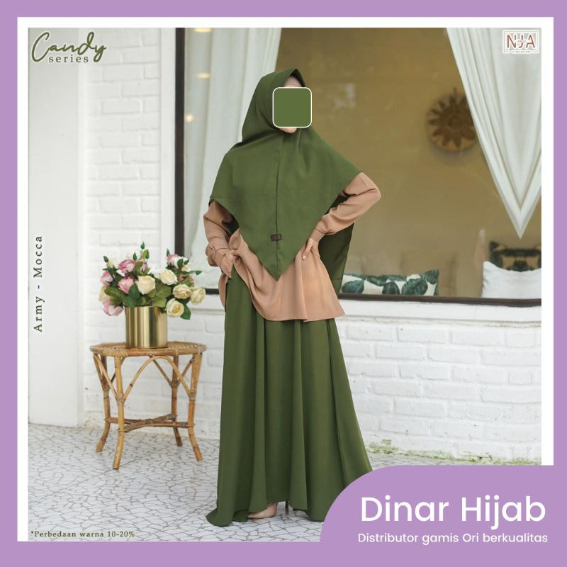 Gamis Set Simple Candy Dress by Hasnaliya