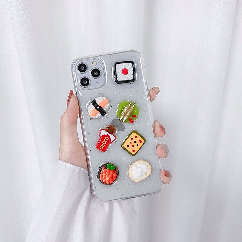 Sushi Case iPhone Oppo Vivo Xiaomi Samsung Realme Redmi 9c 9a 8 8a 7 7a 6 6a 5 5a Note 10 20 ultra