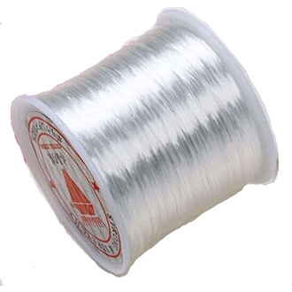 Benang Payet Senar Nilon/Crystal String 0,2mm Per Rol