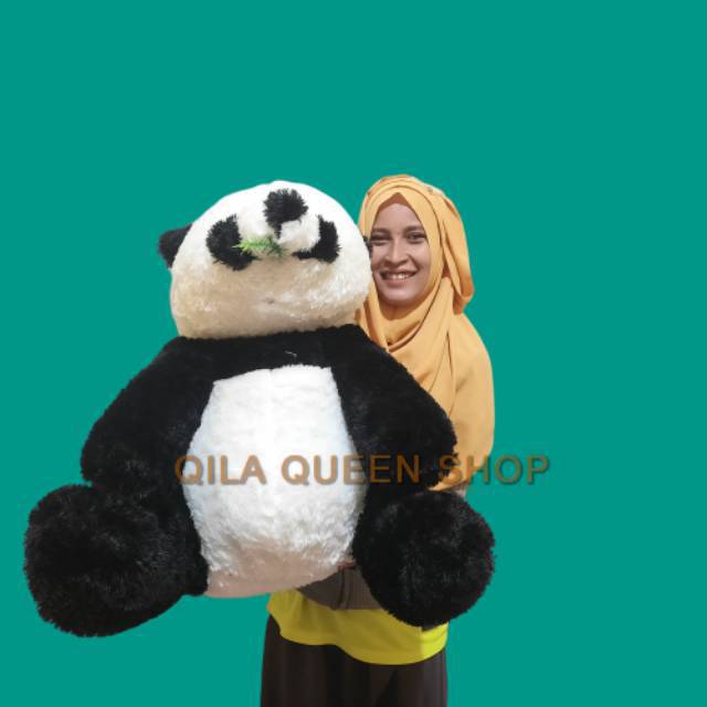 Boneka panda JUMBO rumput  MURAH