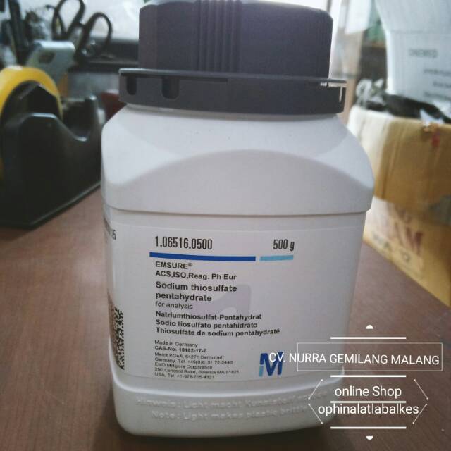 

Natrium thiosulfate Pentahydrate Merck 500 gram