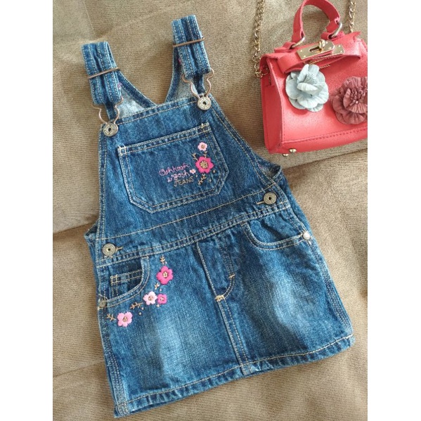 overall jeans rok oshkosh perempuan