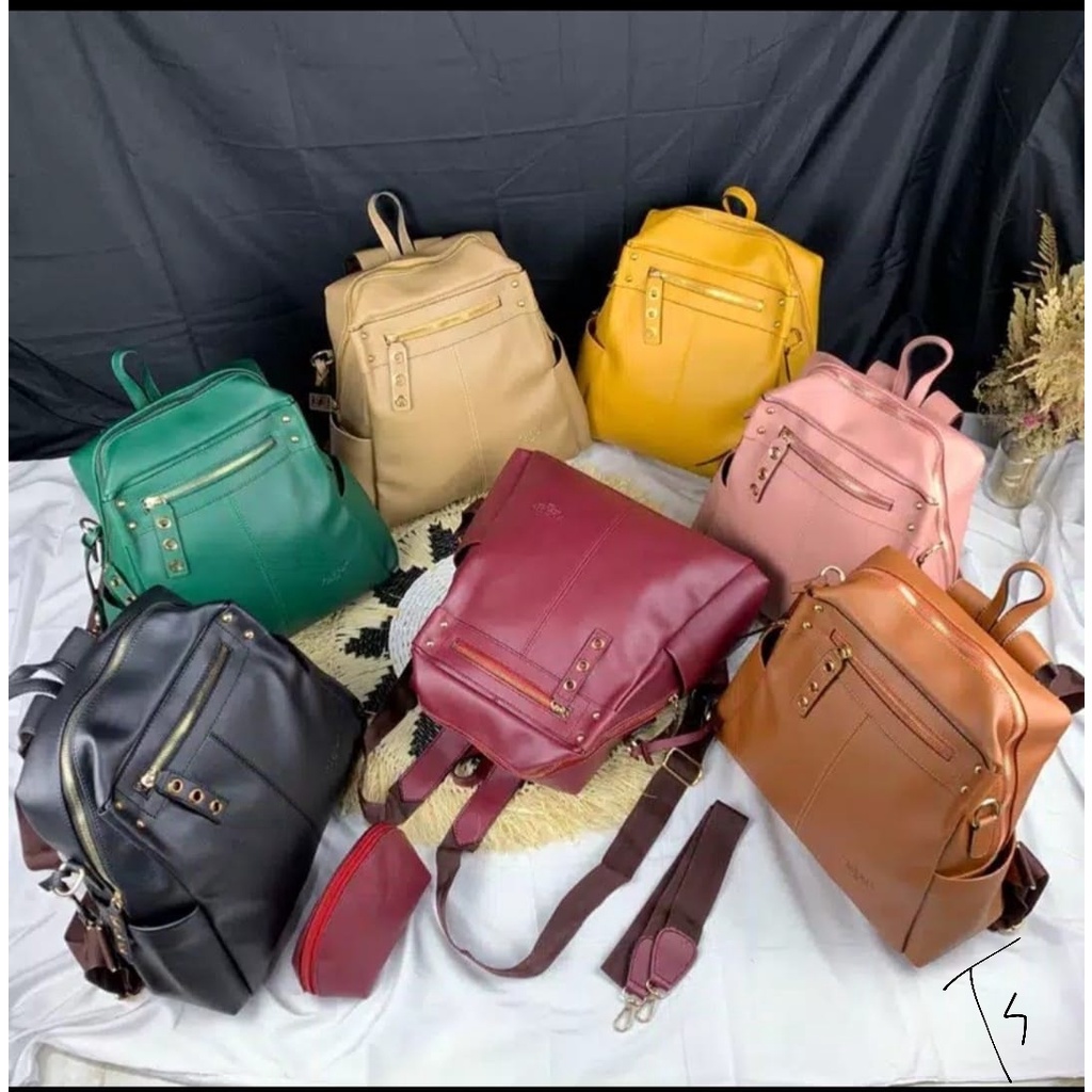 TAS RANSEL F MULTIFUNGSI (KULIT DOMBA) / TAS FASHION WANITA