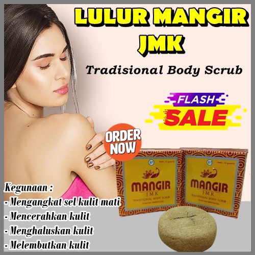 Flash Sale lulur pencerah badan menghaluskan kulit lulur mangir nyonya meneer jmk tradisional aman