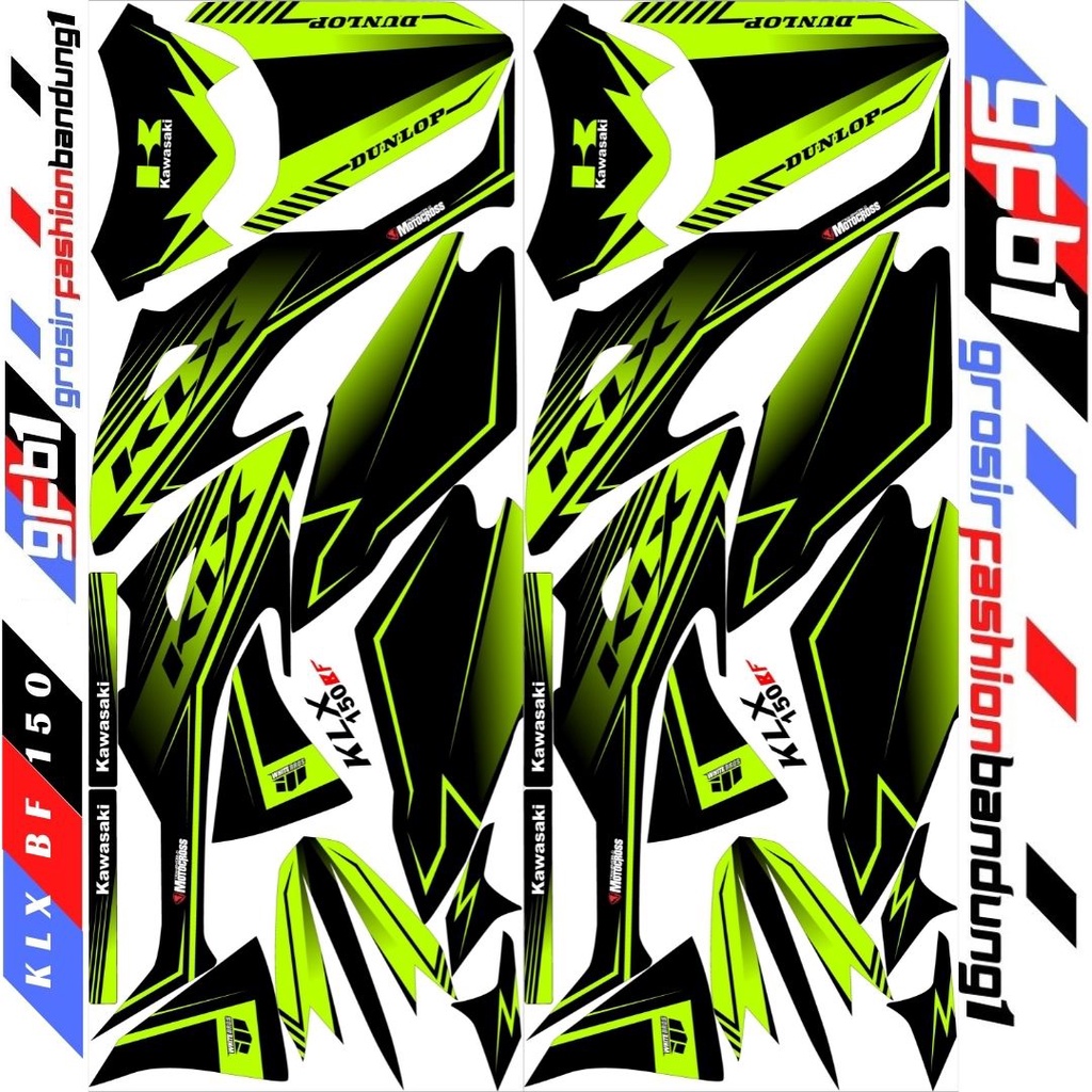 Decal Sticker Motorcross Trail Adventure KLX BF 150