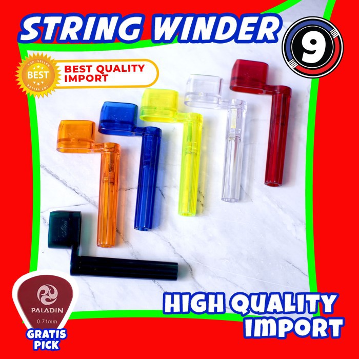 String Winder Pemutar senar Stelan gitar