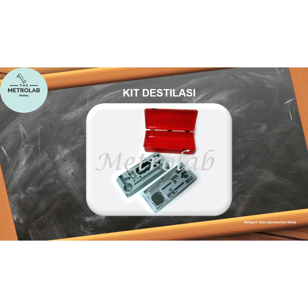 Kit Destilasi | Distillation Kit | Penyulingan | Alat Laboratorium Kimia