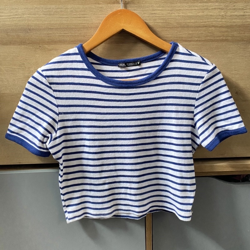 Crop top zara stripe