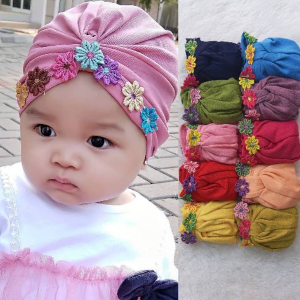 turban anak / TURBAN PELANGI / turban bayi / baby &amp; kids /jilbab anak/ PUSAT JILBAB CICALENGKA