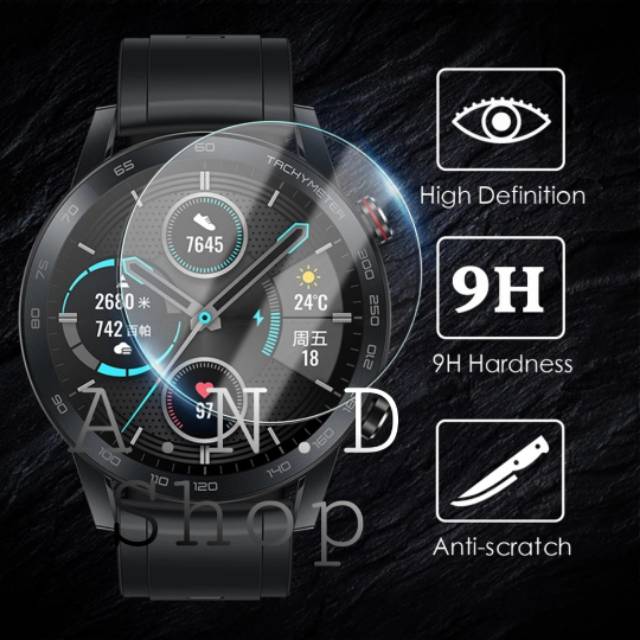 HONOR MAGIC WATCH 2 46MM ANTI GORES KACA TEMPERED GLASS SCREEN GUARD KACA PELINDUNG LAYAR JAM TANGAN