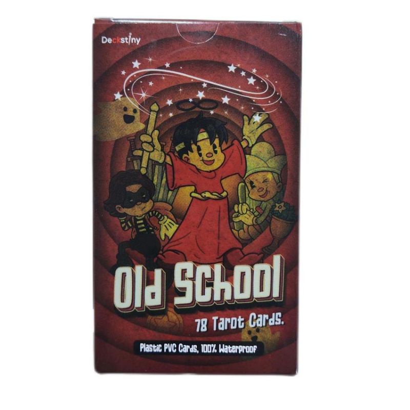 Old School Tarot 12x7cm include guide paper