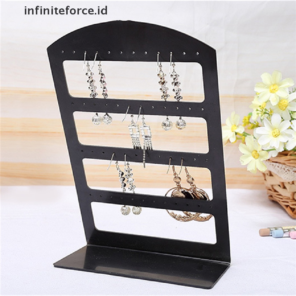 Stand Holder Display Perhiasan Anting Bentuk L