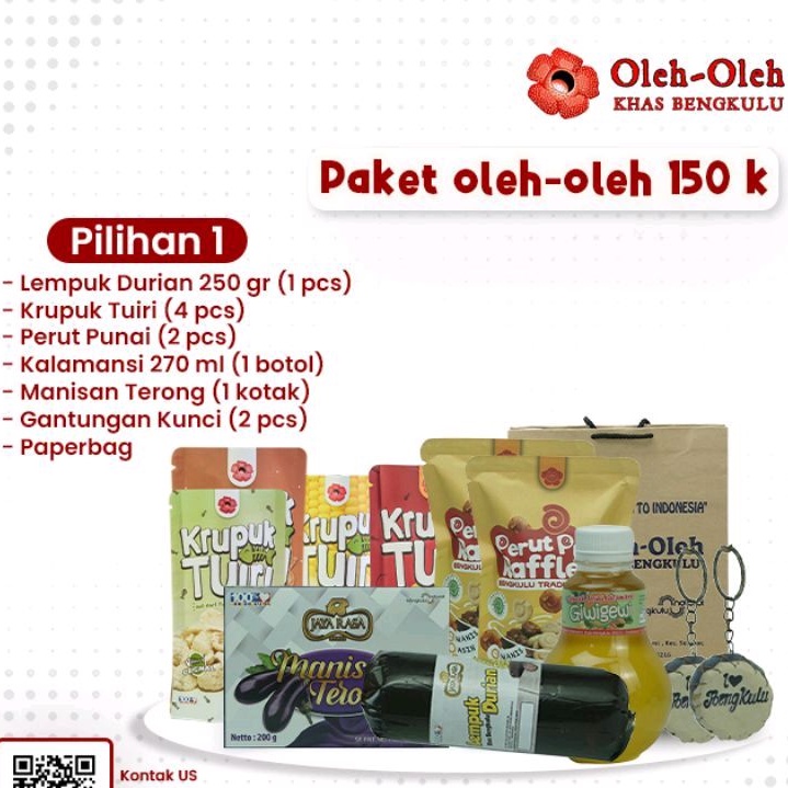 PAKET OLEH OLEH KHAS BENGKULU RP. 150.000