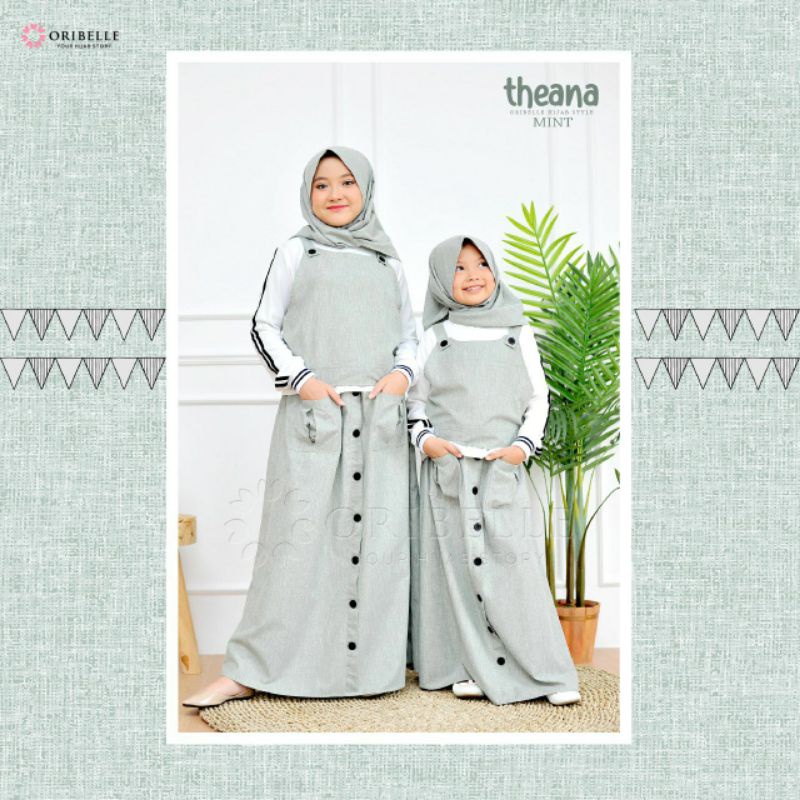 SETELAN ROK • THEANA ORIBELLE • SET HIJAB || Oribelle