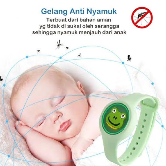 Promo Terbaik!!! Jam Gelang Anti Nyamuk Memakai Lampu Led Dan Bahan lembut Nyaman