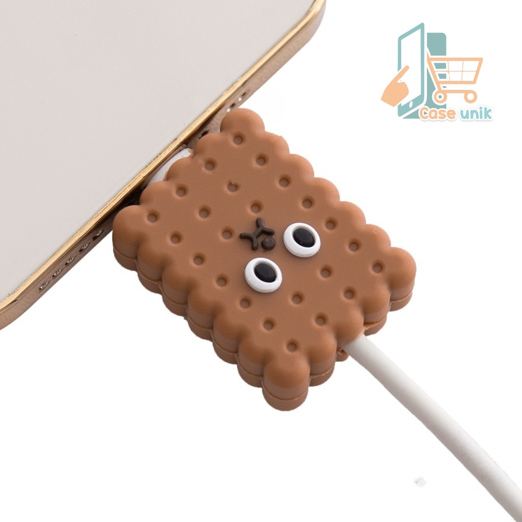 FOOD CABLE BITE PELINDUNG UJUNG KABEL CABLE SAVER CABLE PROTECTOR KARAKTER MAKANAN CS3929