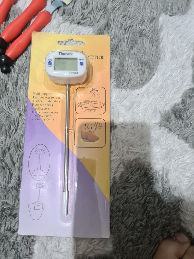 Thermometer Dapur Digital / Thermometer Kopi Minyak Air Digital / Kitchen Thermometer