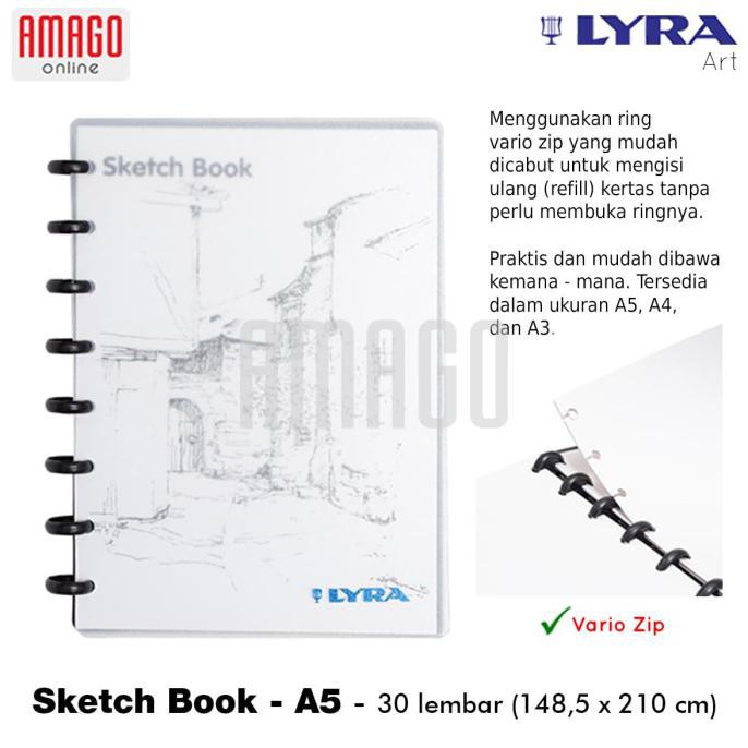 

Dijual Lyra Sketch Book A5 W/ 30 Pages - 9210250 Bergaransi