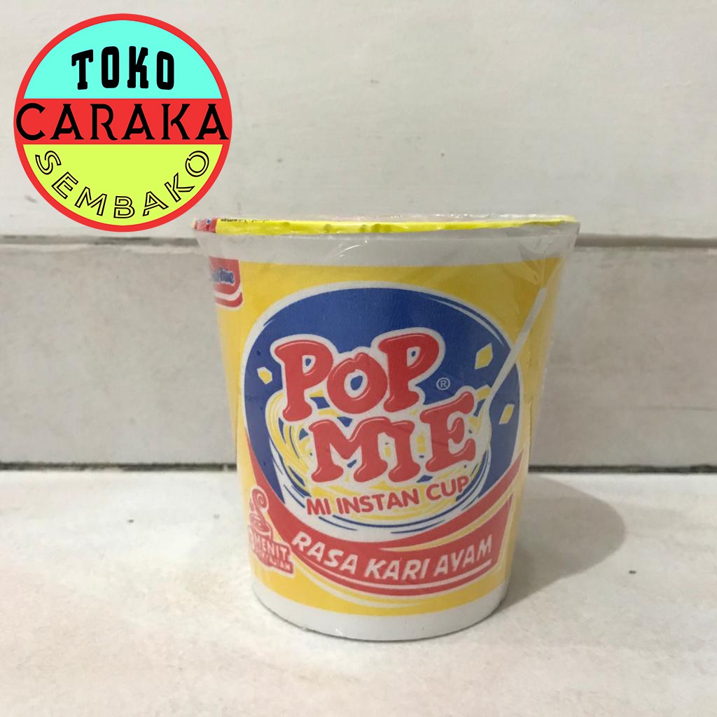 

Pop Mie Rasa KARI Ayam - Popmie Mi Instant Cup