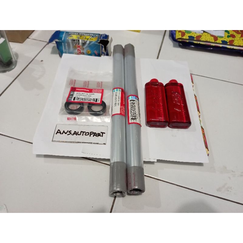AS SHOCK DEPAN PLUS OLI AS SHOCK+SEAL VARIO 110 KARBU BEAT KARBU KVY ORI